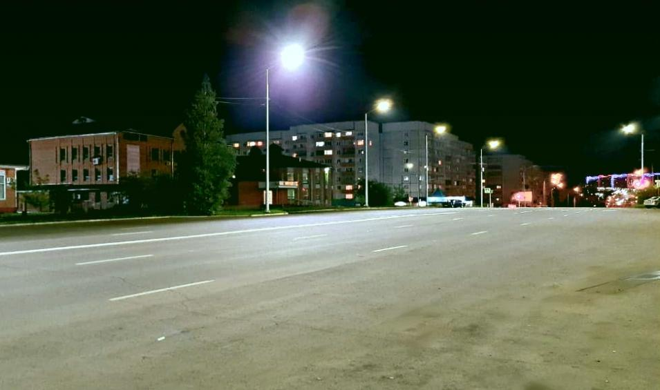 Освещение проспекта Мира в г. Усть-Илимск